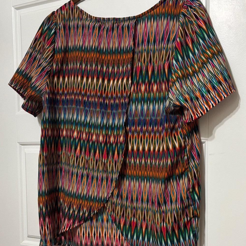 Everly Multicolor Patterned Blouse - image 2